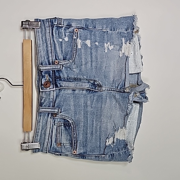 American Eagle super stretch size 2 high rise jean shorts - Picture 1 of 8